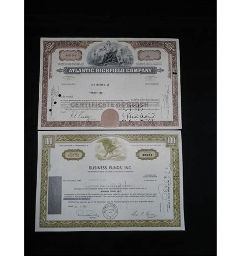 In its most recent earnings release, the company posted net income of $11.3 billion on revenue of investopedia requires writers to use primary sources to support their work. Original Vintage Stock Certificate - Atlantic Richfield Co., 22 shares, May 31, 1967 and Business Fu