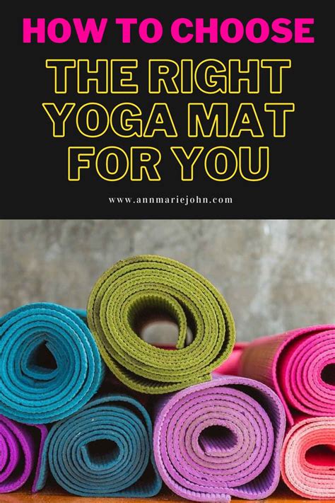 How To Pick The Right Yoga Mat For You Annmarie John Llc A Travel And Lifestyle Blog