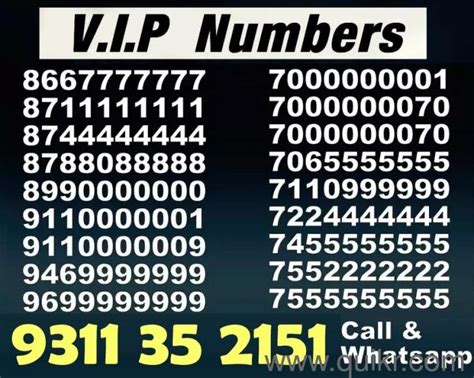 Best Vip Prepaid And Postpaid Numbers With Free Delivery Charges All