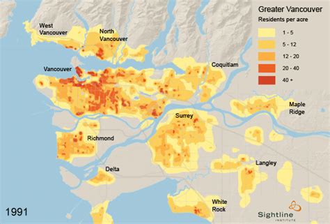 Sprawl And Smart Growth In Greater Vancouver Bc Sightline Institute