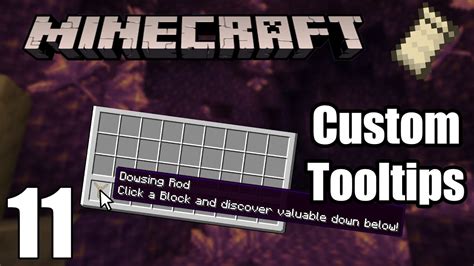 Minecraft But We Add Custom Tooltips With Fabric Youtube