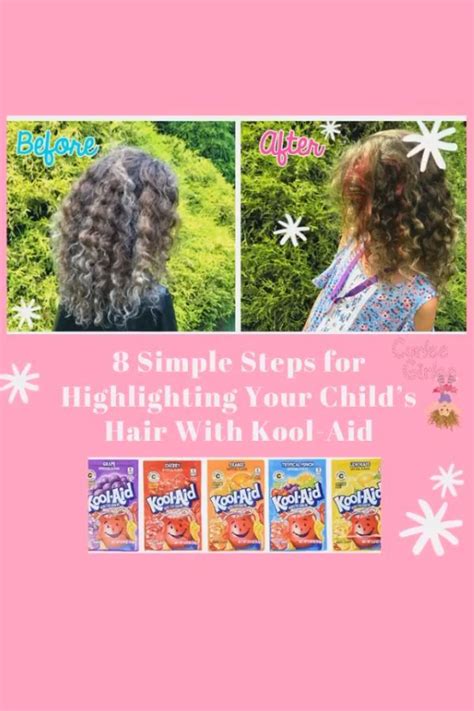 8 Simple Steps For Highlighting Your Childs Hair With Kool Aid Kool