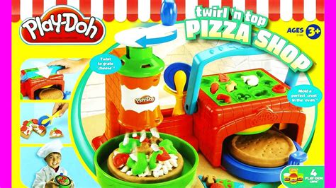 Play Doh Twirl N Top Pizza Shop Pizzeria Pizza Maker Playset By