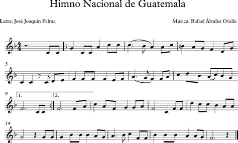 Himnos De Guatemala En Flauta Dulce Docx
