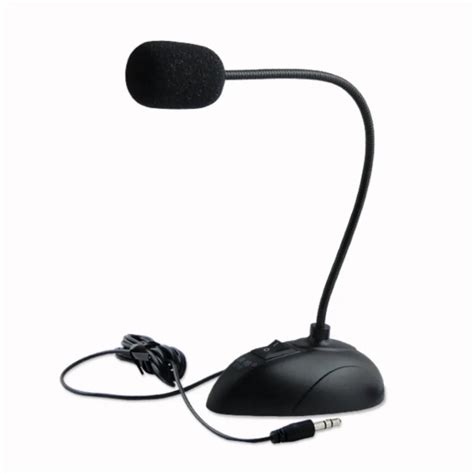 Ycdc Desktop Wired Microphone With Adjustable Computer Desk Stand Pc
