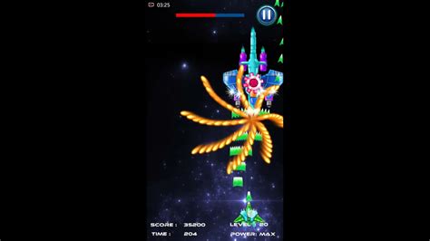 Galaxy Attackaliens Shooter Level 20 Complete Boss Level Youtube