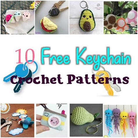 10 Free Key Chain Crochet Patterns Crochet Pattern Round