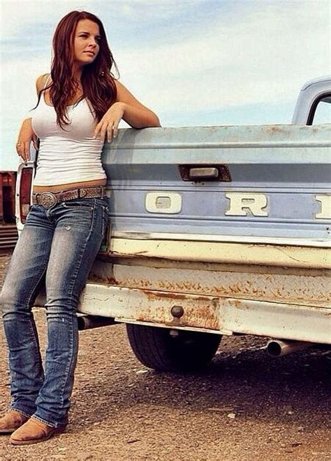 there s something special about a country girl 28 photos suburban men ford girl trucks