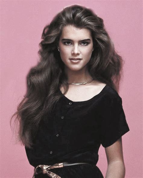 Brooke Shields Brooke Shields Young Long Hair Styles 80s Supermodels