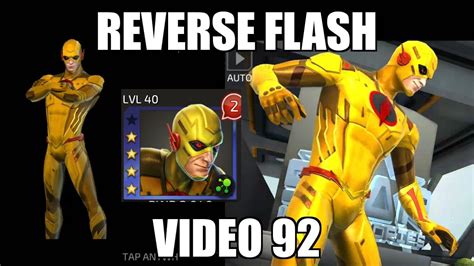 Dc Legends Game Video 92 Reverse Flash Unlock And Gameplay Youtube