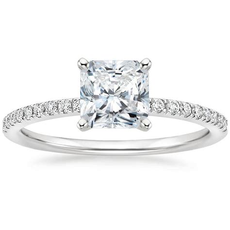 18k white gold ballad diamond ring 1 8 ct tw classic diamond engagement ring classic