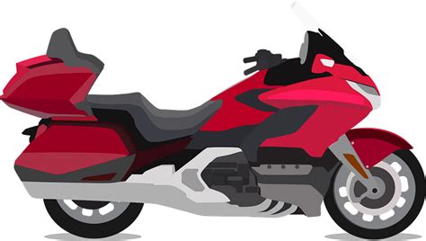 Honda Goldwing Motorcycle Clipart Free Download Transparent Png