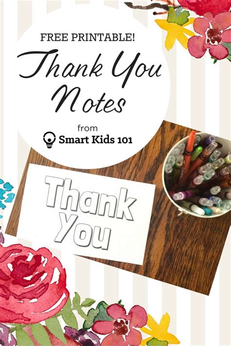 Get Your Free Printable Thank You Notes Right Here