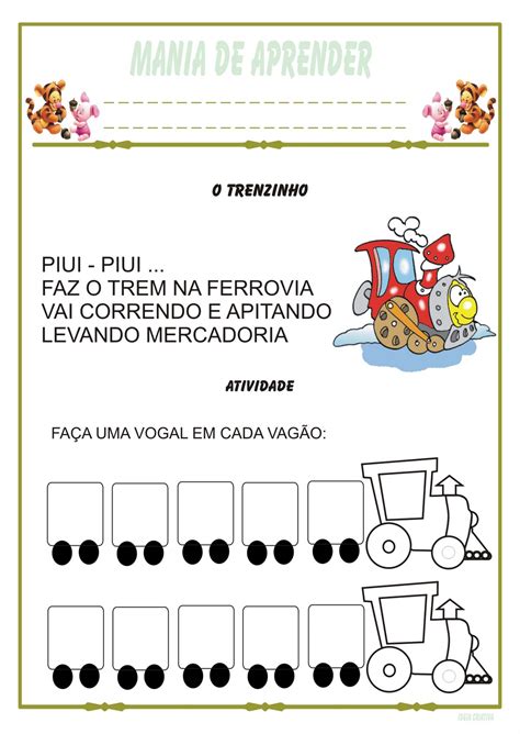Atividades Meios De Transporte Terrestre Educação Infantil
