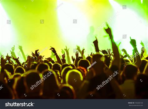 Cheering Crowd Rock Concert Stock Photo 720266125 Shutterstock