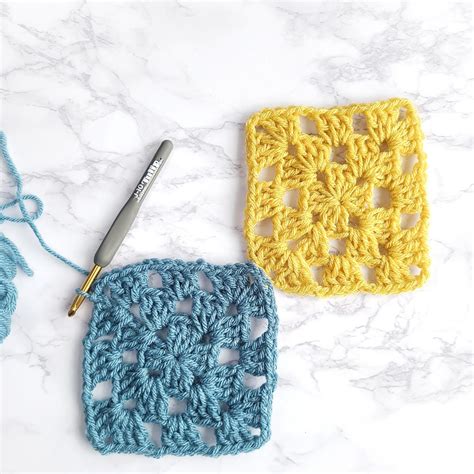 How To Crochet A Granny Square Beginners Tutorial And Basic Mercer