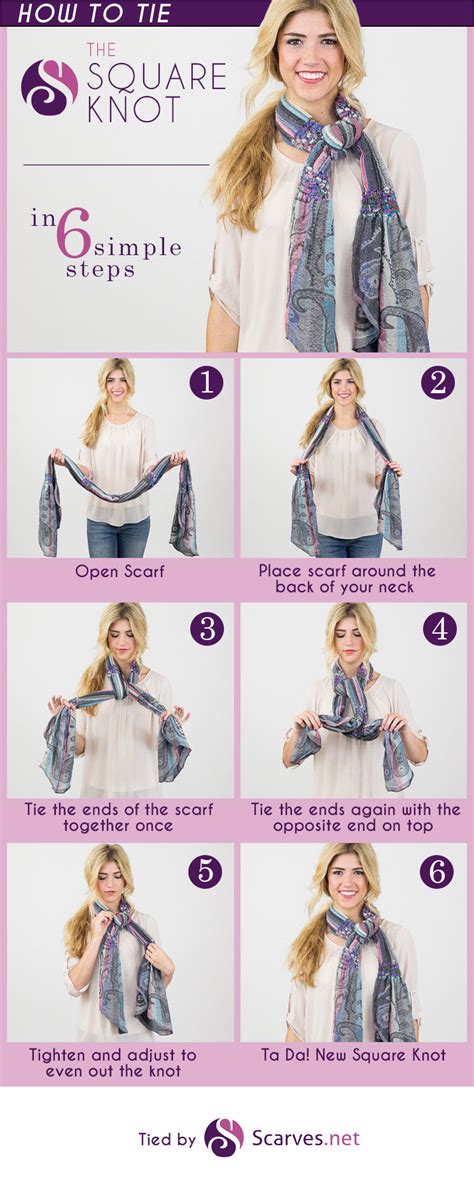 How To Tie A Square Scarf Around Your Neck Change Comin