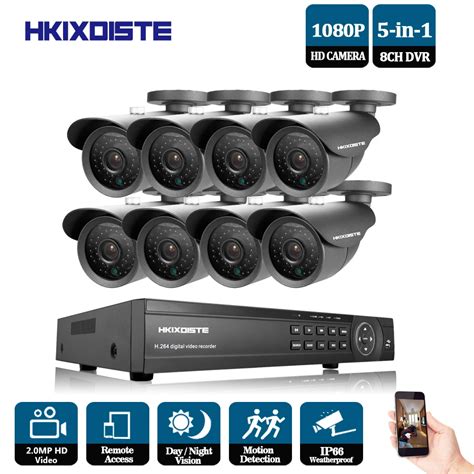 Hkixdiste Hd Outdoor Security Camera System 1080p Hdmi Cctv Video