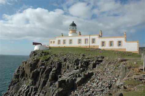 Scotland, neist point, skye island, lighthouse, sunset, sea. Walking to Neist Point Lighthouse on the Isle of Skye