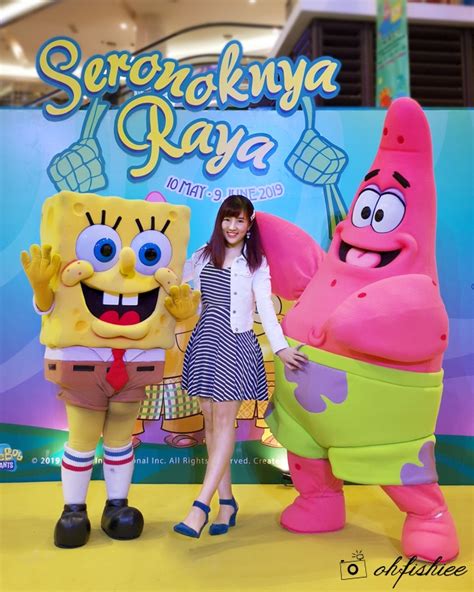 Oh Fish Iee Celebrate Raya With Spongebob Squarepants Paradigm Mall