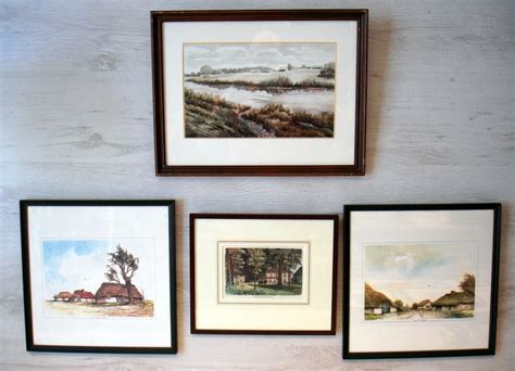 Collection Of Four Landscape Still Life Lithographs Catawiki