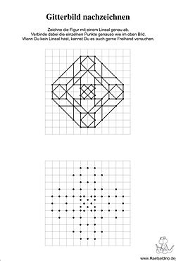 Über 100.000 unterrichtsmedien für die grundschule. Figuren und Formen nachzeichnen | Gitterbilder für Kinder