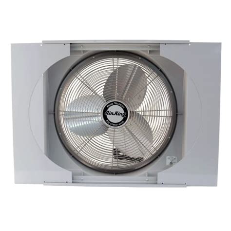 Air King 9166 20 Inch 3560 Cfm Whole House Window Mounted Fan With