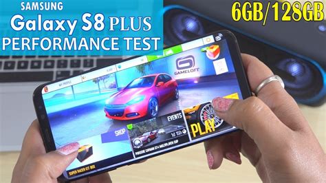 samsung galaxy s8 plus performance test youtube