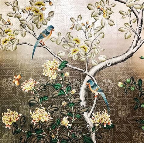 Pin By Jewlz Cee On A Hand Painted Wallpaper Gracie Wallpaper Painting