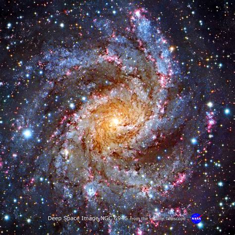 Hubble Space Telescope Image Deep Space Ngc 6946