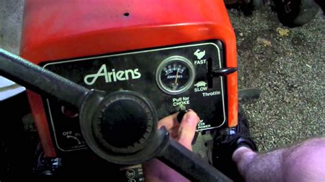 Ariens Gt 17 Cold Start May 2015 Youtube