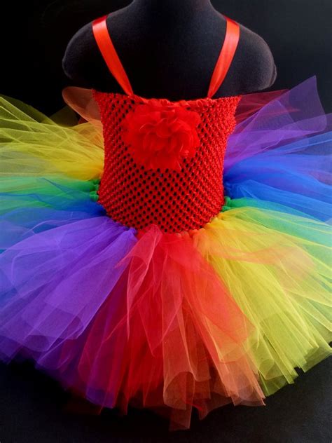 Rainbow Tutu Dress Mayhem Creations