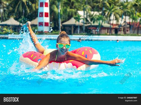 Tween Girl Relaxing On Image And Photo Free Trial Bigstock