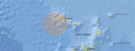 Earthquake In Cape Verde Discover Cape Verde