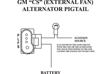 ️4 Pin Alternator Wiring Diagram Free Download| Gambr.co