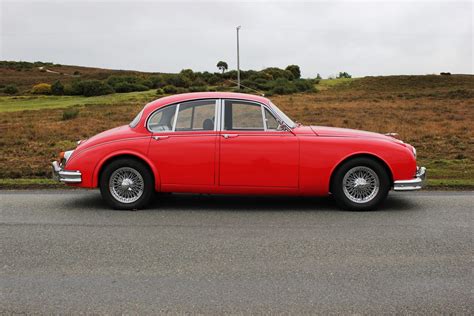 Jaguar Mk2 38 With Manual Gearbox 1963 Bright Red With Full Black