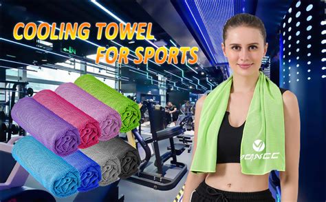 Yqxcc Cooling Towel 120x30 Cm Ice Towel For Neck Soft Breathable