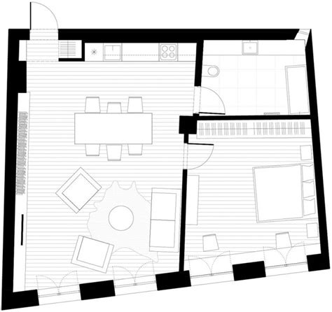 Apartment In Arklių Street By Do Architects 12 House Floor Plans