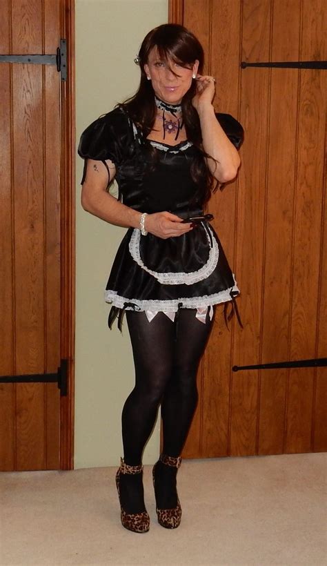 Pin By John Doe On Sissy CD Doll Sissy Maid Maid Dress French Maid Uniform