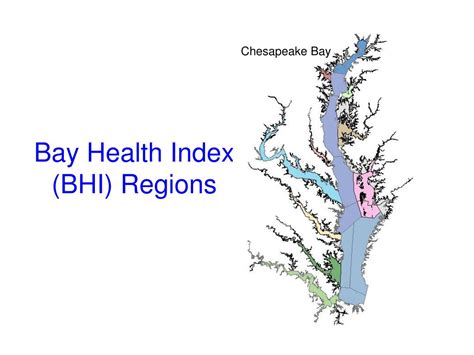 Ppt Development Of A Bay Health Index Bhi For Chesapeake Bay 2005