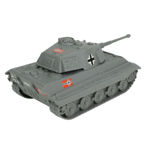 Bmc German Army King Tiger Tank Toy Gray 132 For 54mm Army Men Victorybuy