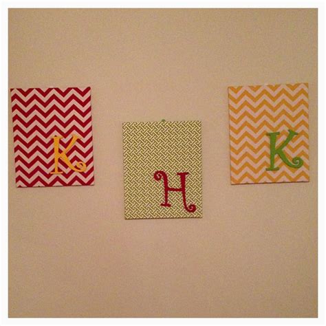 Initial Fabric Wall Canvases Fabric Wall Wall Canvas Crafts