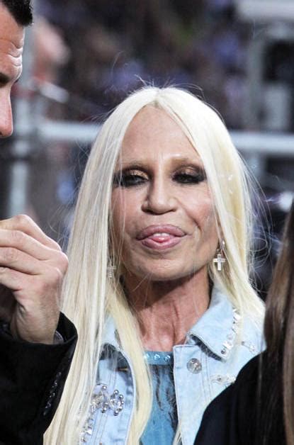 donatella versace then and now
