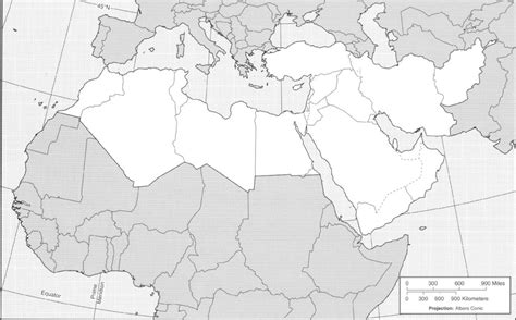 Middle East And North Africa Physical Map Diagram Quizlet