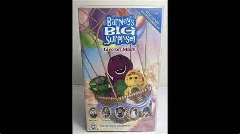 Barney S Big Surprise Australia Vhs Youtube