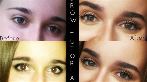 tutorial for how to go from straight eyebrows to arched youtube