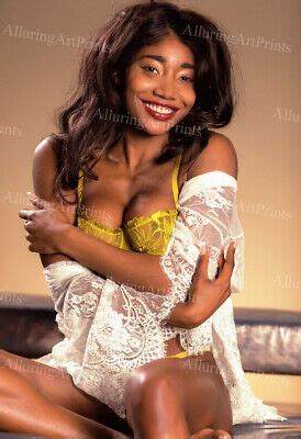 Mimi Desuka Risque Print Black Model Pretty Woman Big Boobs Hot Lingerie Bb Ebay