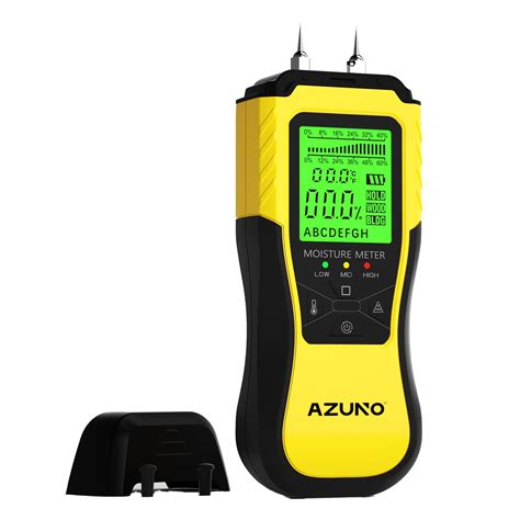 Buy Azuno Wood Moisture Meter Pin Type Wood Humidity Detector With 8