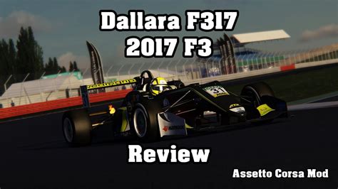 Dallara F317 Assetto Corsa Mod Review YouTube
