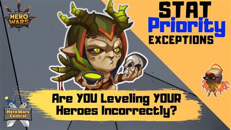 Hero Wars Mobile Youre Leveling Your Heroes Wrong Stat Priority